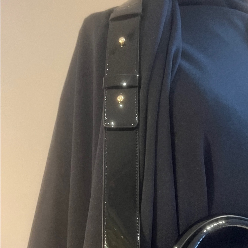 Roger Vivier Glossy Black Patent Satchel - Picture 5 of 10